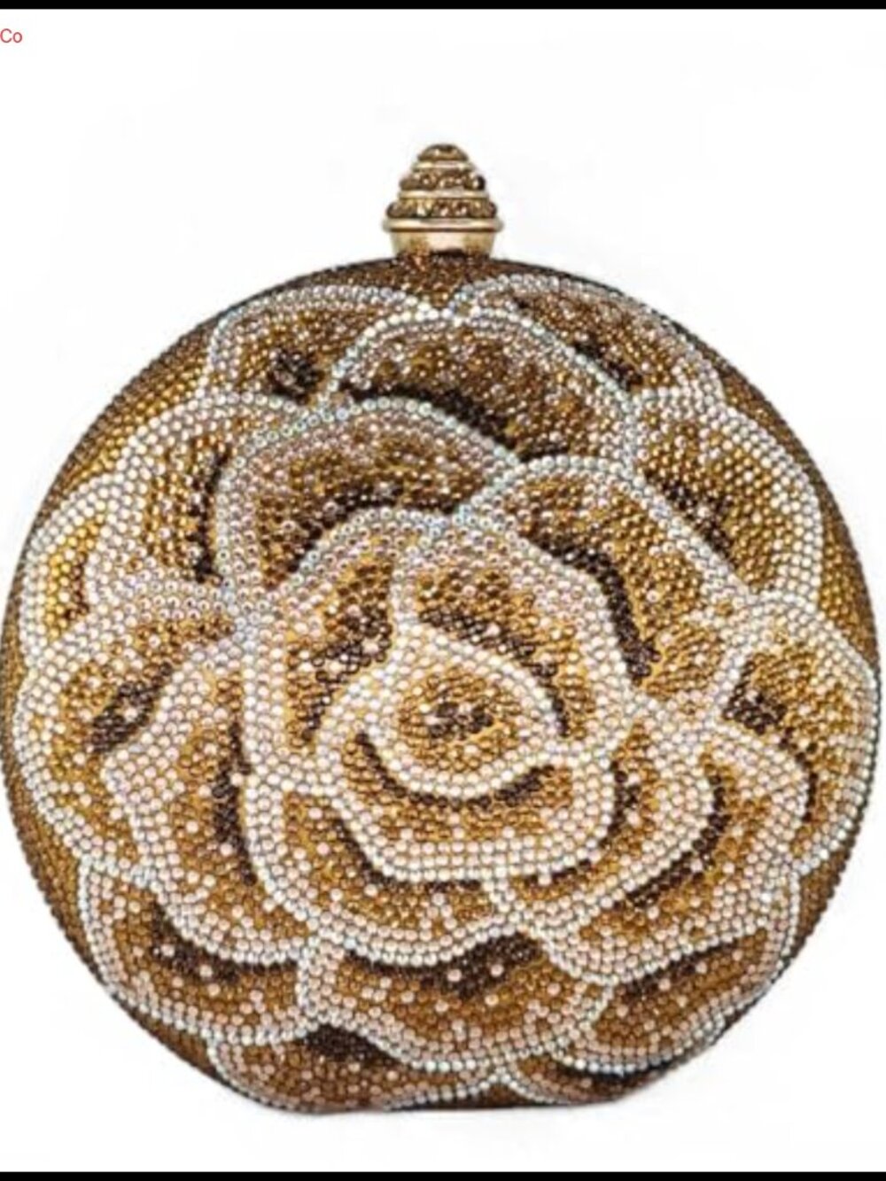 Rhinestone Clutch Purse Round Crystal Evening Bag Formal Wedding Party